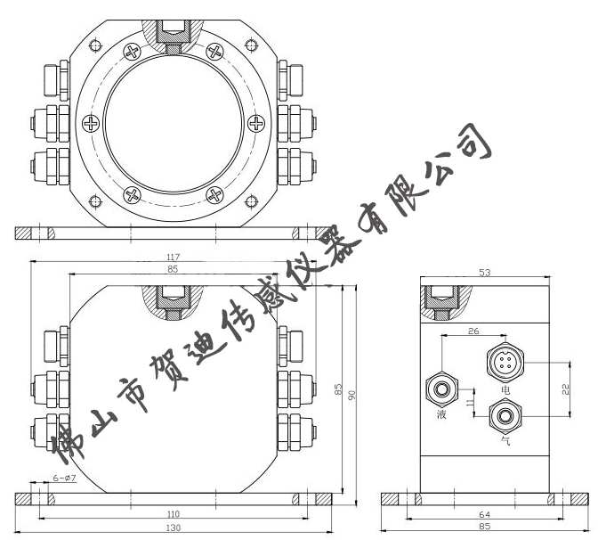 差压式静力水准仪尺寸